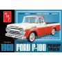 1:25 1960 Ford F-100 Pickup W/ Trailer New Tooling