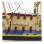 17000 Hermione La Fayette Easy Kit. Wooden Model Ship with Paints