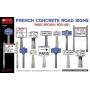 35659 MiniArt 1/35 French Concrete Road Signs 1930-40's. Paris Region