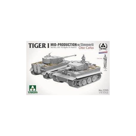 Takom 1/35 Tiger I Big Box Includes 3 Kits [Mid+Late+Mid/Otto