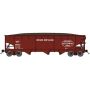 N scale 70-Ton Offset-Side 3-Bay Hopper w/Load - Ready to Run Bluford Shops no. ONT 140107