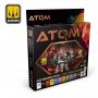 Ammo Mig Atom Paint Sets Basic Wargames Colors I (12 paints per set)