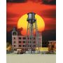 City Water Tower -- Assembled - Black - 2-3/8 x 2-3/8 x 7"  6 x 6 x 17.8cm N