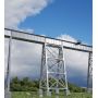 Steel Railroad Bridge Tower -- Kit - 4-7/16 x 4-1/2 x 11"  11.3 x 11.4 x 27.9cm HO