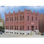 Brick Office Building -- Kit - 7-11/16 x 5-1/4 x 5"  19.5 x 13.3 x 12.7cm HO