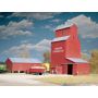 Farmers Cooperative Rural Grain Elevator -- Kit - Elevator: 8-7/8 x 7-1/4 x 10"  23 x 18 x 25cm HO