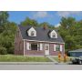 Brick Cape Cod House -- Kit - 4-1/4 x 3-5/8 x 3"  10.7 x 9.2 x 7.6cm HO