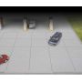 Gas Station Concrete Parking Lot -- Kit - Set of 2 sections Each: 10-7/16 x 5-1/4"  26.6 x 13.3cm HO