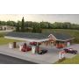 Modern Gas Station -- Kit - Main Building: 10-7/16 x 6-1/2 x 3-1/8"  26.5 x 16.5 x 7.9cm HO