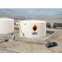 Oil Storage Tank Wd w/Brm Scale HO