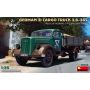 MiniArt 1/35 German 3T Cargo Truck 3,6-36S. Pritsche-Normal-Type. Military Service