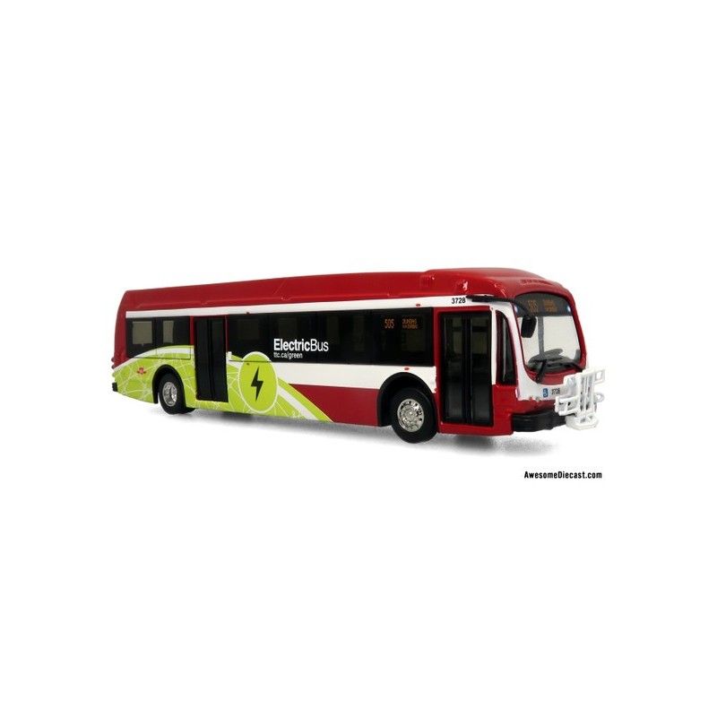 1:87 2021 Proterra ZX5 Electric Transit Bus:TTC - Toronto Transit ...