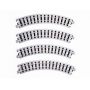 Curved Roadbed Track Section - Unitrack - 7 183mm Radius, 45 Degree Sctions pkg(4)