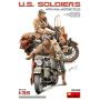 MiniArt 1/35 U.S. Soldiers with WLA Motorcycles