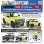 Aoshima 1/24 Snap Car 03-JG JB64 Jimny 2018 Jungle Green