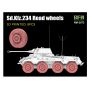 RFM RM-2073 3D PRINTED ROAD WHEELS FOR SD.KFZ. 234/2 PUMA 8 PCS (1/35)