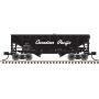 2-Bay Offset-Side Hopper with Flat Ends & Load 3-Pack Master CP 357032, 357056, 357125 black, white, Script Lettering