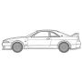 Fujimi 1/24 Wangan Midnight, Nissan Skyline GT-R (R33) RGO