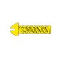 H807 Hob-Bits(R) 0-80 Roundhead Screws - Brass, pkg(5) -- 3/8 Long