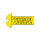 H815 Hob-Bits(R) 2-56 Roundhead Screws - Brass, pkg(5) -- 3/8