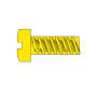 H835 Hob-Bits(R) 2-56 Fillister Head Screws - Brass, pkg(5) -- 3/8 Long