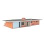 Mid-Century Modern Home -- Kit - 9-7/16 x 5-5/32 x 1-15/16" 23.9 x 13 x 4.9cm