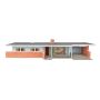 Mid-Century Modern Home -- Kit - 9-7/16 x 5-5/32 x 1-15/16" 23.9 x 13 x 4.9cm