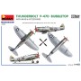 MiniArt 1/48 Thunderbolt P-47D Bubbletop With Base & Accessories. (Big Set)