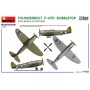 MiniArt 1/48 Thunderbolt P-47D Bubbletop With Base & Accessories. (Big Set)