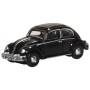 N scale 1960s Volkswagen Beetle - Assembled -- Black