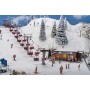 Chairlift/Ski Lift -- Kit - 24 Chairs, Ticket Kiosk, 4 Chair Supports, Small Shed, Details
