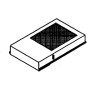 Winterization Hatches - 48" - Later EMD -- Square - SD45s & F45s