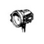 327 Steam Loco Headlight (Brass Castings) -- Pyle - Standard Flat Sided, No Visor
