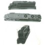 406 PRR Induction Phone Antenna Supports for Diesels (Brass Castings, less wire) -- EMD GP30
