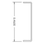 504 Grabs for EMD FT & F Unit Diesels pkg(12 .012" Wire) -- Side Grabs