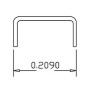 507 Grab Irons (.012" Wire) -- Scale 18" Straight - pkg(20)