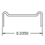 511 Grab Irons (.012" Wire) -- Ladder Grabs pkg(12)