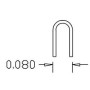 513 "U" Bolts pkg(20 .012" Wire) -- Large