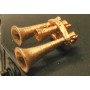 628 Leslie RS3L 3-Chime Air Horn -- Lost Wax Brass Casting