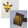 190701 Surface-Mount Emergency Fuel Shut-Off Switch -- Brass, 3 Pieces