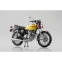 Aoshima 1/12 Diecast Motorcycle, Honda CB400Four Parakeet Yellow