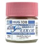 HUG108 Mr Hobby Aqueous Gundam Color HUG108 Justice Pink 10ml Bottle Semi-Gloss