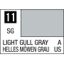 S11 Mr Hobby Mr. Color Spray S11 Semi Gloss Light Gull Gray 100ml