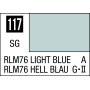S117 Mr Hobby Mr. Color Spray S117 Semi Gloss RLM76 Light Blue 100ml