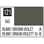 C121 Mr Hobby Mr. Color 121 - RLM81 Brown Violet (Semi-Gloss/Aircraft) - 10ml