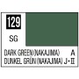 C129 Mr Hobby Mr. Color 129 - Dark Green (Nakajima) - 10ml (Semi-Gloss/Aircraft) - 10ml