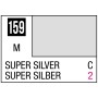 C159 Mr Hobby Mr. Color 159 - Super Silver (Metallic/Car) - 10ml