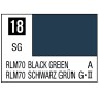 C18 Mr Hobby Mr. Color 18 - RLM70 Black Green (Semi-Gloss/Aircraft) - 10ml