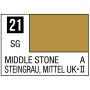 C21 Mr Hobby Mr. Color 21 - Middle Stone (Semi-Gloss/Aircraft) - 10ml