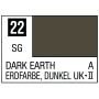 C22 Mr Hobby Mr. Color 22 - Dark Earth (Semi-Gloss/Aircraft) - 10ml